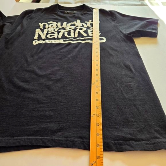 Naughty By Nature Black T-Shirt Sz XL - Picture 3 of 6
